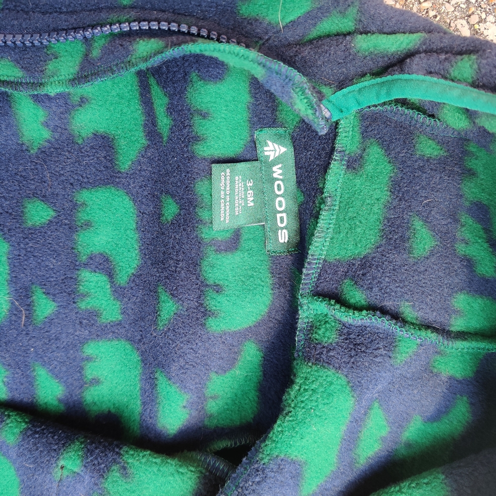 Baby's teal waterproof lined snowsuit - Picture 7 of 14